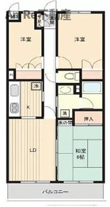 むさし野第十一ダイヤモンドマンションの間取り