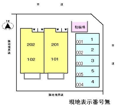 金船　ハウスの区画図