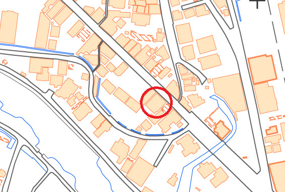 大川市一棟アパートの地図