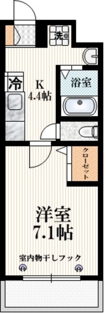 Ｌｅ Ｇｒａｎｄ Ｖｅｒｔ Ｋａｒａｓｕｙａｍａの間取り|★３階１Ｋ／陽当たり眺望良好です★
