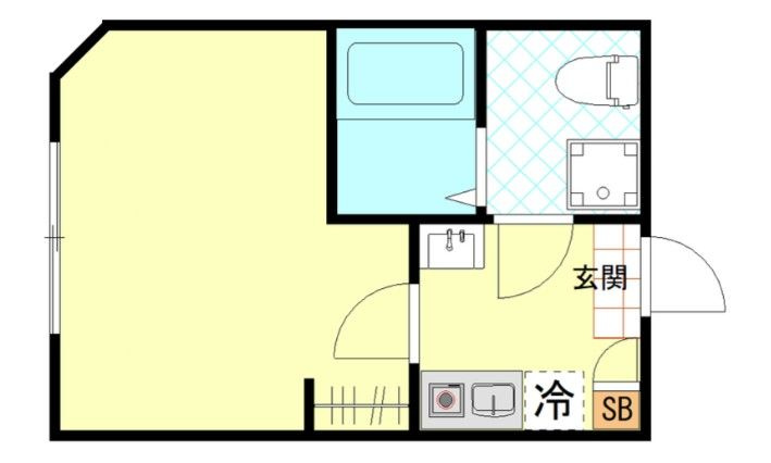 エアフォルク新小岩の間取り|間取りです。
