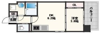 ビガーポリス528滝川公園Ⅲの間取り