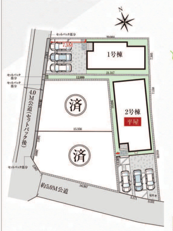 高崎市石原町の区画図