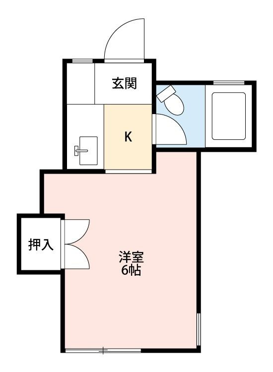 ジーアイハウス日の出Aの間取り