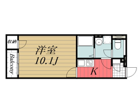 【間取り】 | クレイノやなぎ荘