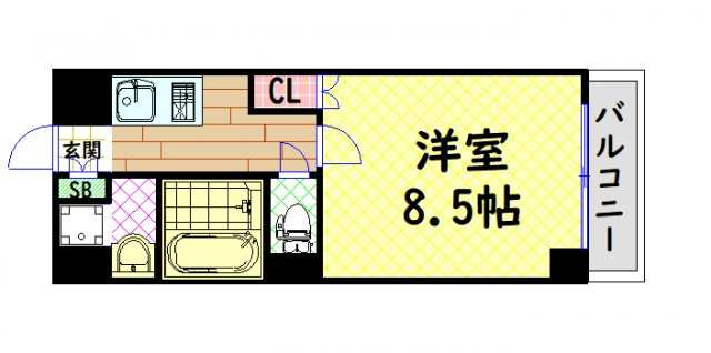 【間取り】 | RSQUARE日本橋Ⅰ