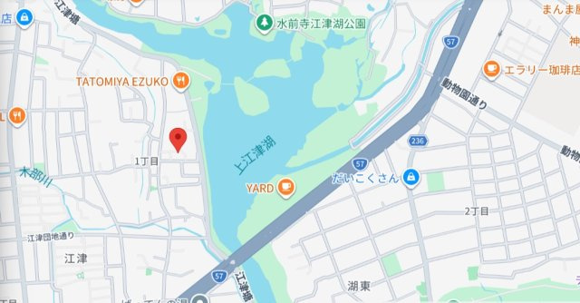 アイパッソの家／東区江津1丁目2号地の地図