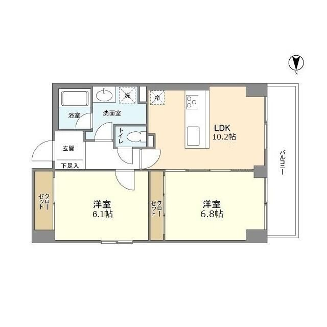Ｂｌａｎｃｅ　ＳＨＩＢＡＵＲＡの間取り