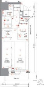 MAXIV名古屋上前津の間取り