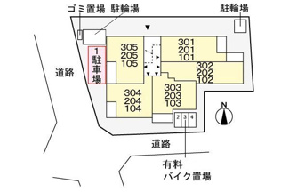 【区画図】 | ヒカルサ京都伏見深草