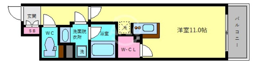 アクアプレイス上本町(テナント)の間取り|アクアプレイス上本町　間取り