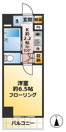 三鷹市下連雀３丁目の賃貸マンションの間取り