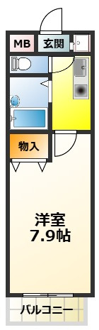 ルーチェⅠ番館の間取り