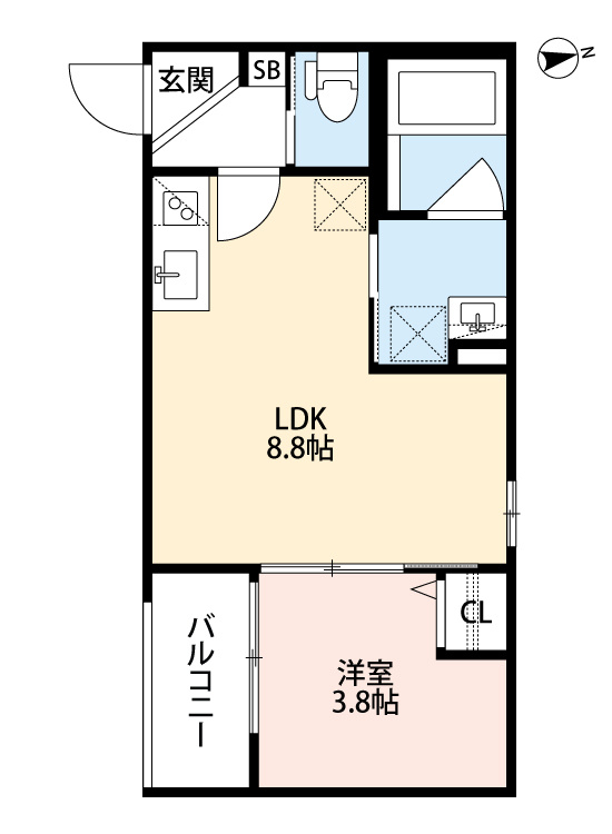 ＤＯＬＣＥ　ＶＩＴＡ　池田の間取り