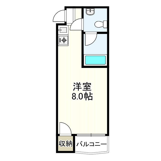 ラコート滝谷A棟の間取り