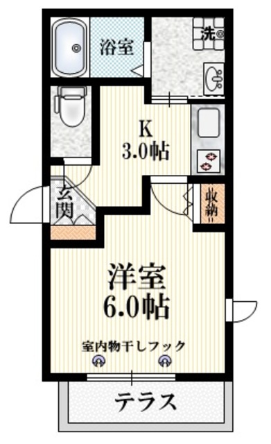 メープルメゾンⅡの間取り|★１フロア２住戸・角部屋２面採光★