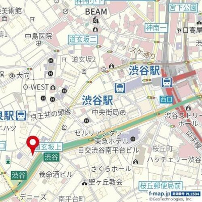 【地図】 | サンテミリオン渋谷道玄坂