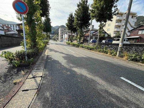 売地　藤松2丁目1号地の前面道路含む現地写真|現地（2025年11月）撮影