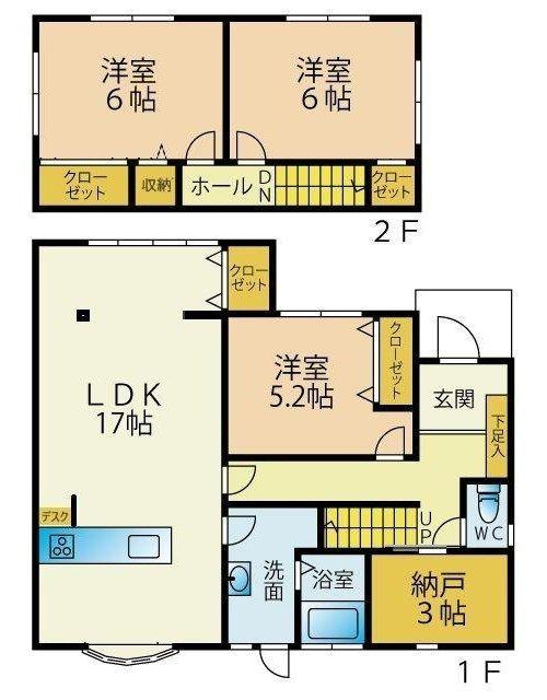 門司区吉志６丁目戸建ての間取り