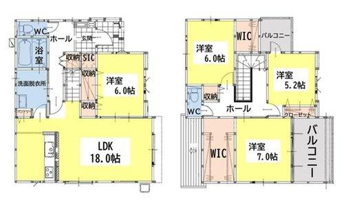 新築戸建　下馬寄1期1号棟 Yの間取り