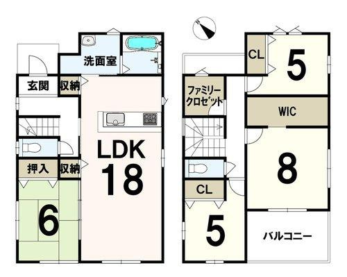 新築戸建　新原町1期Y2号棟の間取り