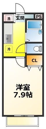 ルーチェⅡ番館の間取り