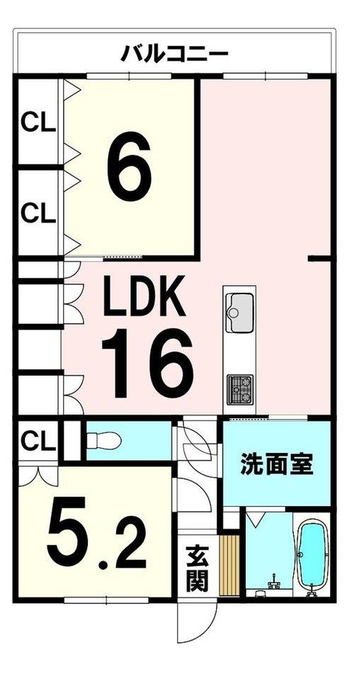 オークランド門司港の間取り