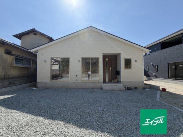 【外観】 | クレイドルガーデン倉敷市玉島阿賀崎第12 (全3棟) | 建築中(2026年8月下旬撮影)