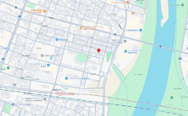 姫路市日出町1丁目（全1棟）A号棟　新築の地図