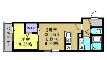 【間取り】 | Ａｊｏｕｒ新松戸０３