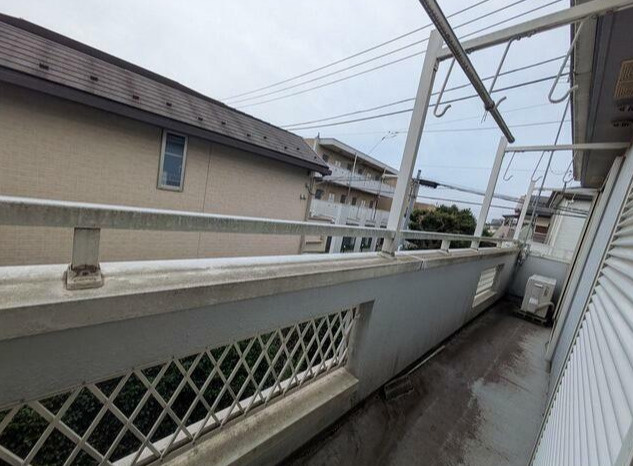 調布市柴崎1丁目住宅のバルコニー