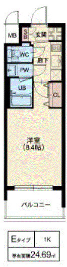 スプランディッド十三本町の間取り