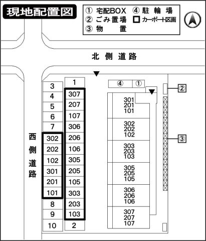 ヒルズレジデンシャルD20の地図