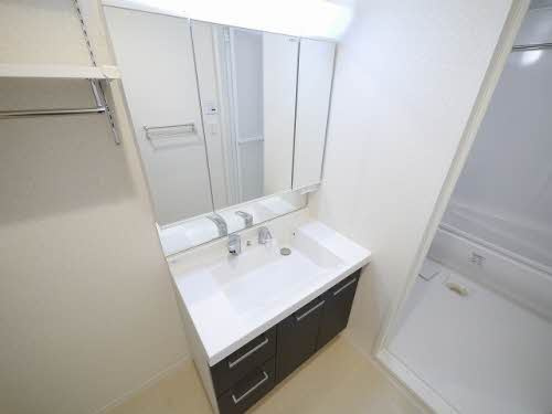 クレールガーデン小山の洗面所