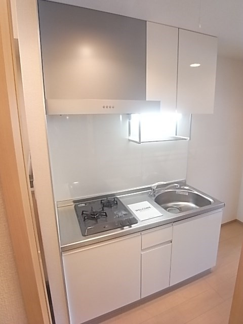 尼崎市梶ケ島のアパートのキッチン