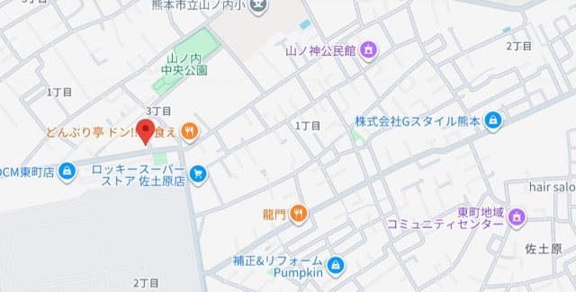 アイパッソの家／東区山ノ内3丁目1号地の地図