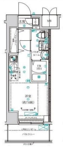 クラリッサ横浜阪東橋の間取り