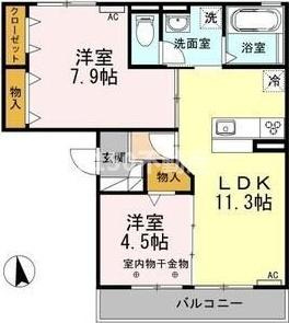 ブローニュ・シュル・メールの間取り