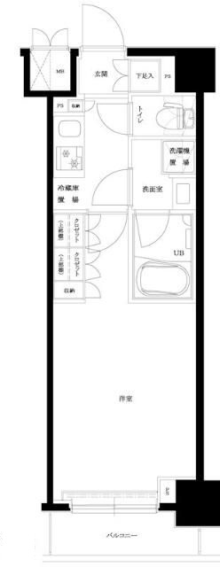 ルーブル住吉弐番館の間取り|間取りです。