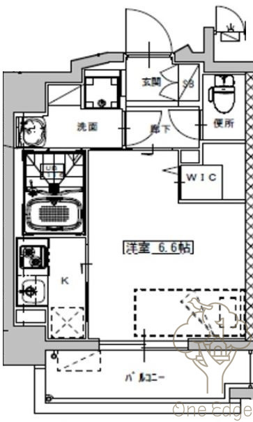 ミラージュパレス北梅田の間取り