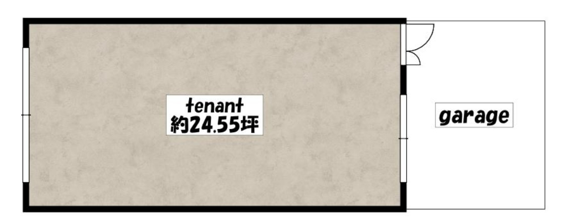 守口市梶町1丁目店舗の間取り