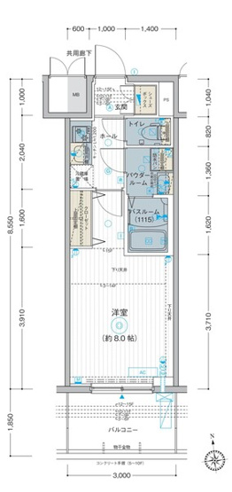 【間取り】 | エステムコート東京八王子
