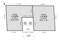 三箇１丁目A号地（建築条件付売土地）の画像