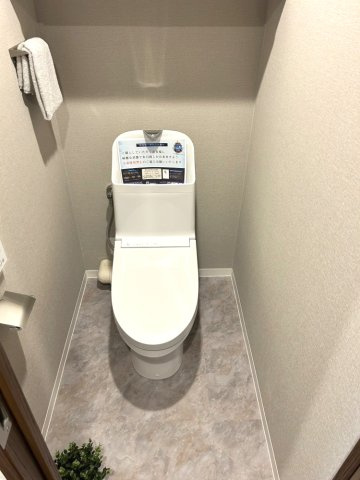 ルイシャトレ垂水壱番館のトイレ|落ち着いた色調のトイレです