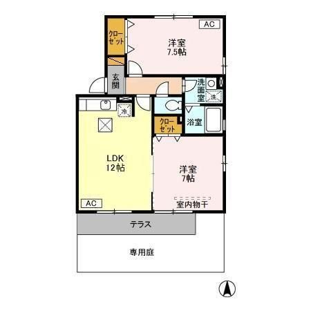 セジュール梨香の間取り