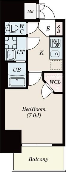 S-RESIDENCE堀田Northの間取り