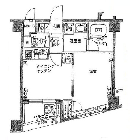 モアグランデ浜松町アクアシティの間取り|間取りです。