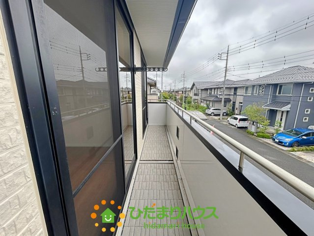 古河市けやき平1丁目　中古一戸建てのバルコニー