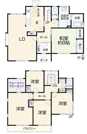 古河市けやき平1丁目　中古一戸建ての間取り|品質にこだわったセキスイハウス施工！2026年8月リフォーム済の再生住宅です♪