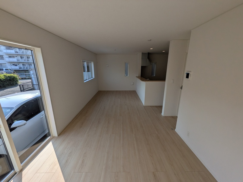 魚住町西岡新築戸建の居間・リビング